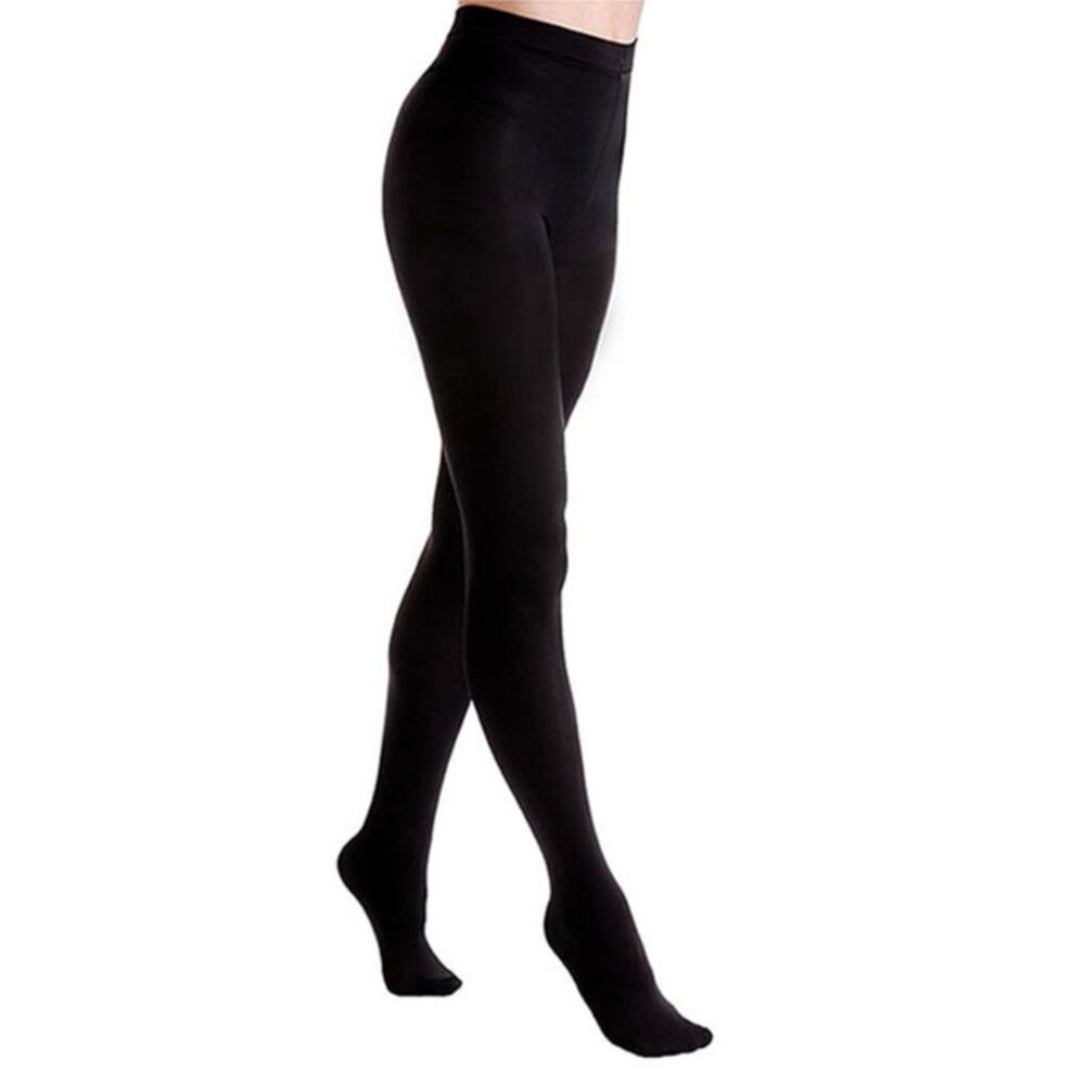 Couture Womens/Ladies Fleece Lined Pantyhose / Black